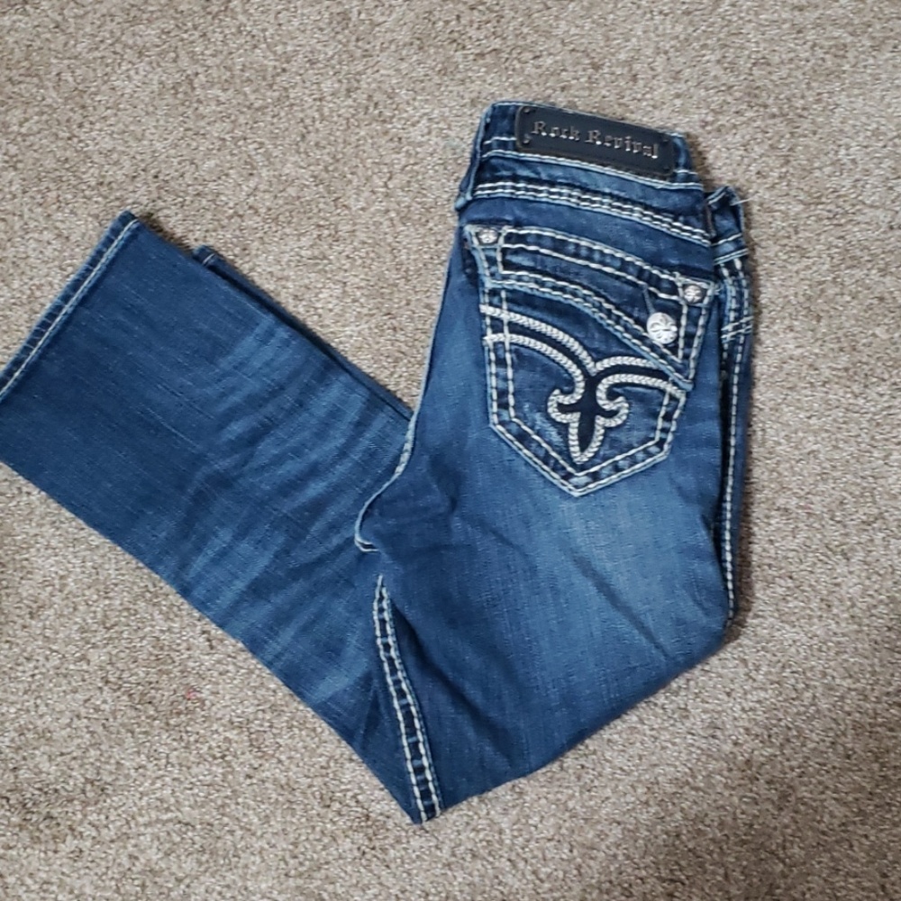 Womens Rock Revival capris